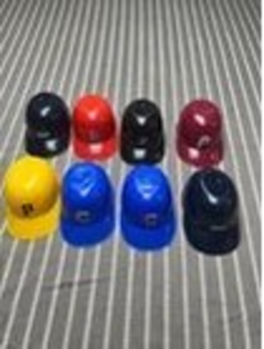 MLB mini batting helmets commonly used as ice cream bowls lot of 8